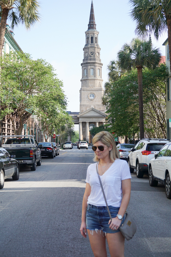 Basic Tee and Denim Shorts