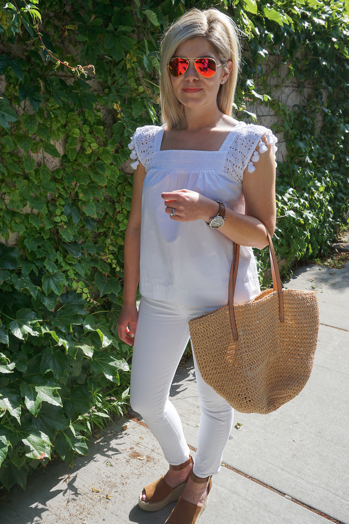 all white outfit for summer
