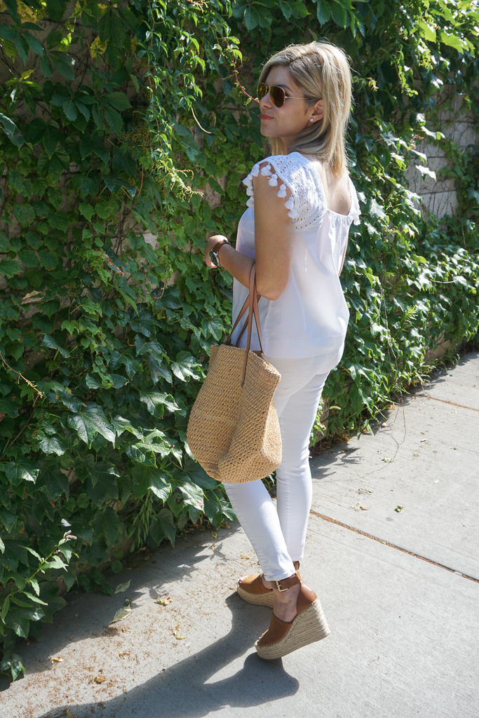 all white outfit for summer