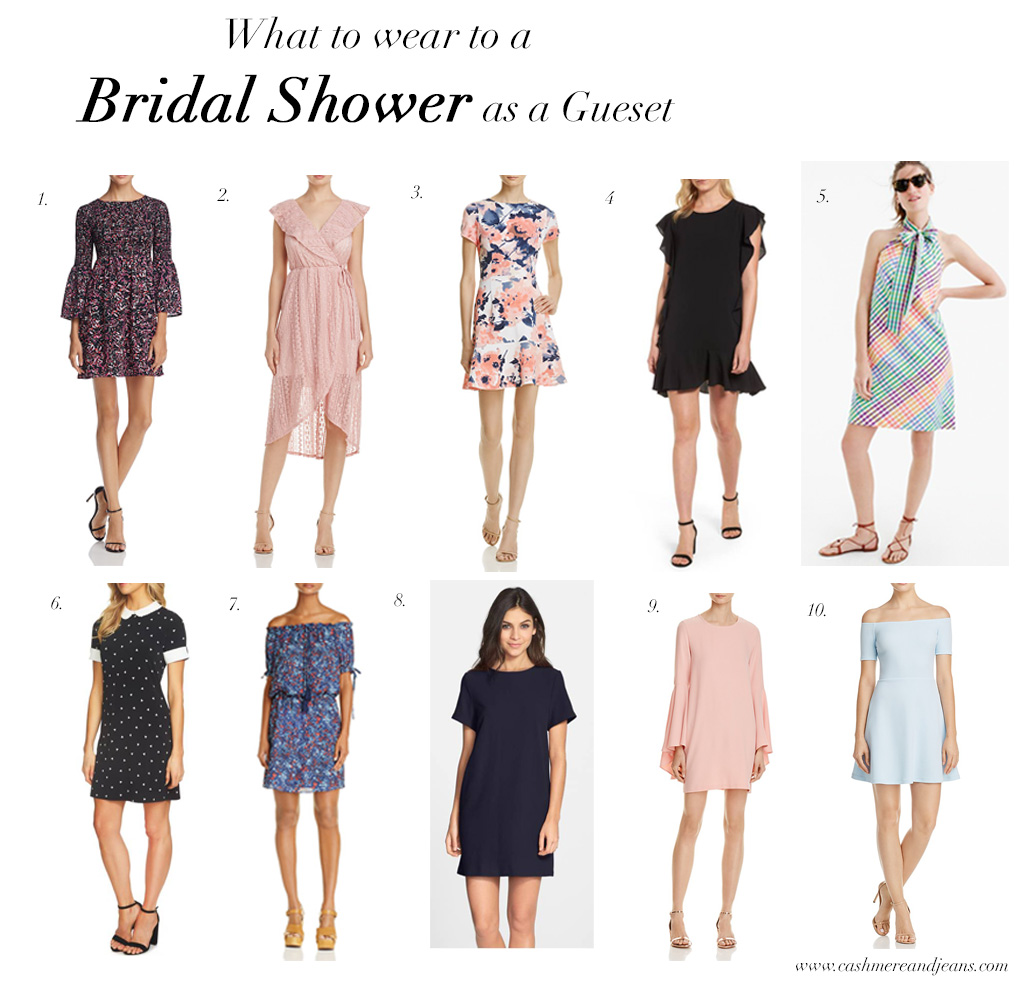 what to wear to a bridal shower as a guest