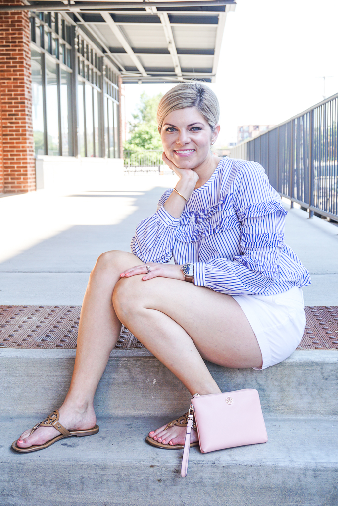 striped top