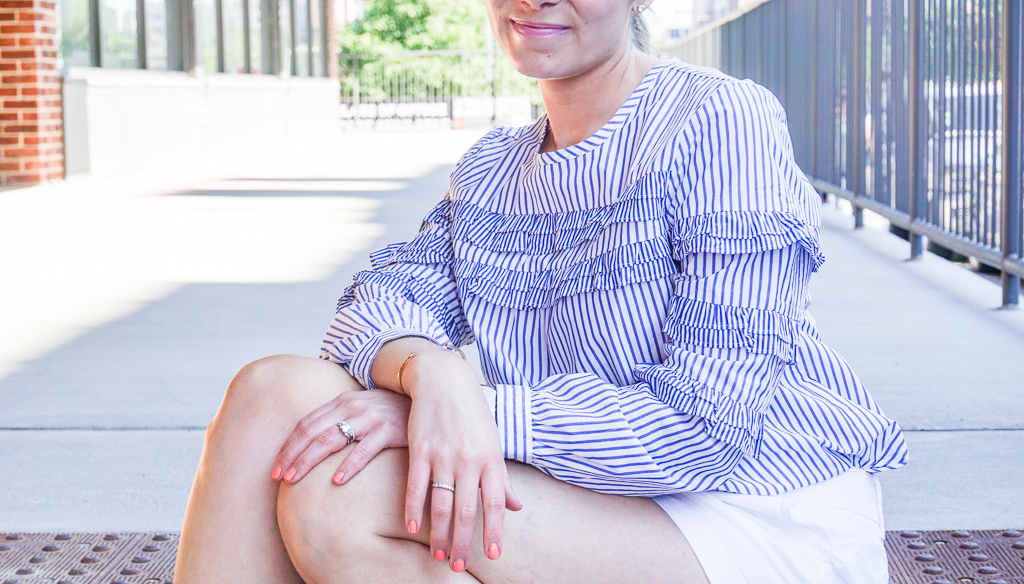 striped top