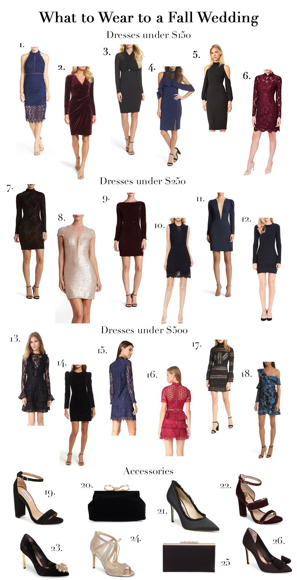 What to wear to a Fall wedding