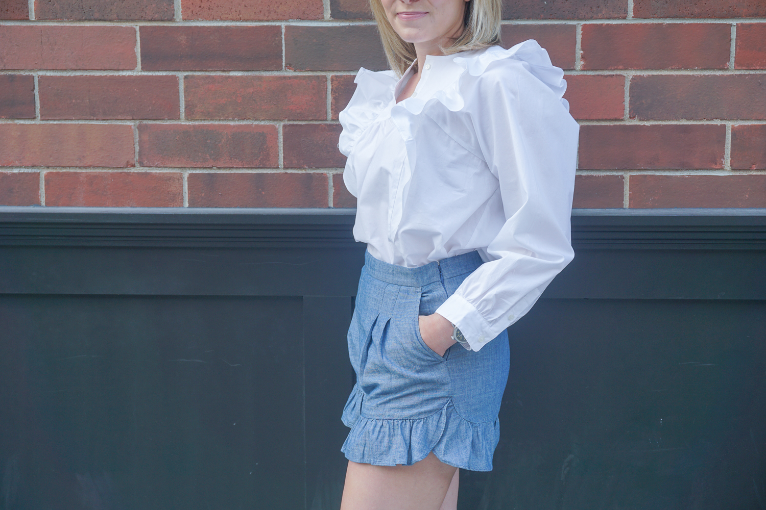 Ruffle blouse