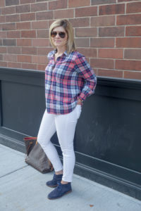 white jeans