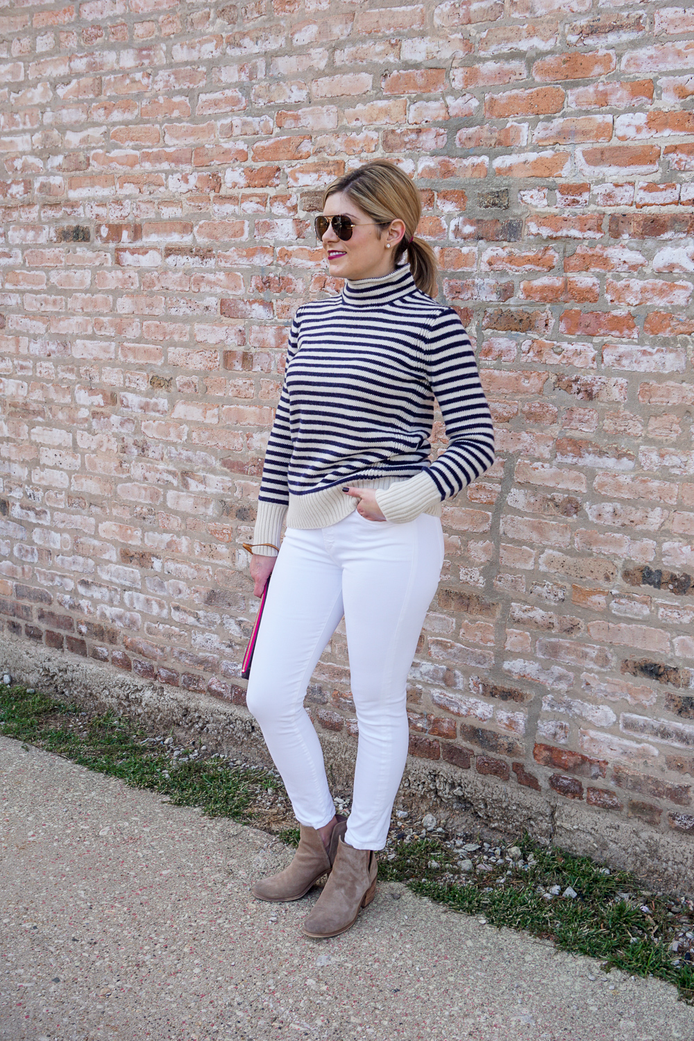 J.crew striped sweater