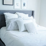 How to Style a Grey & White Bedroom