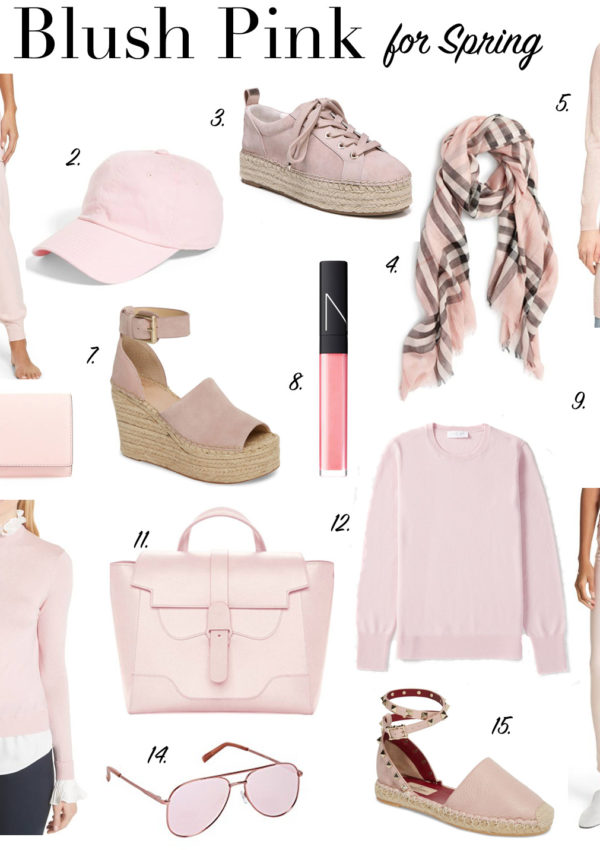 blush pink for spring