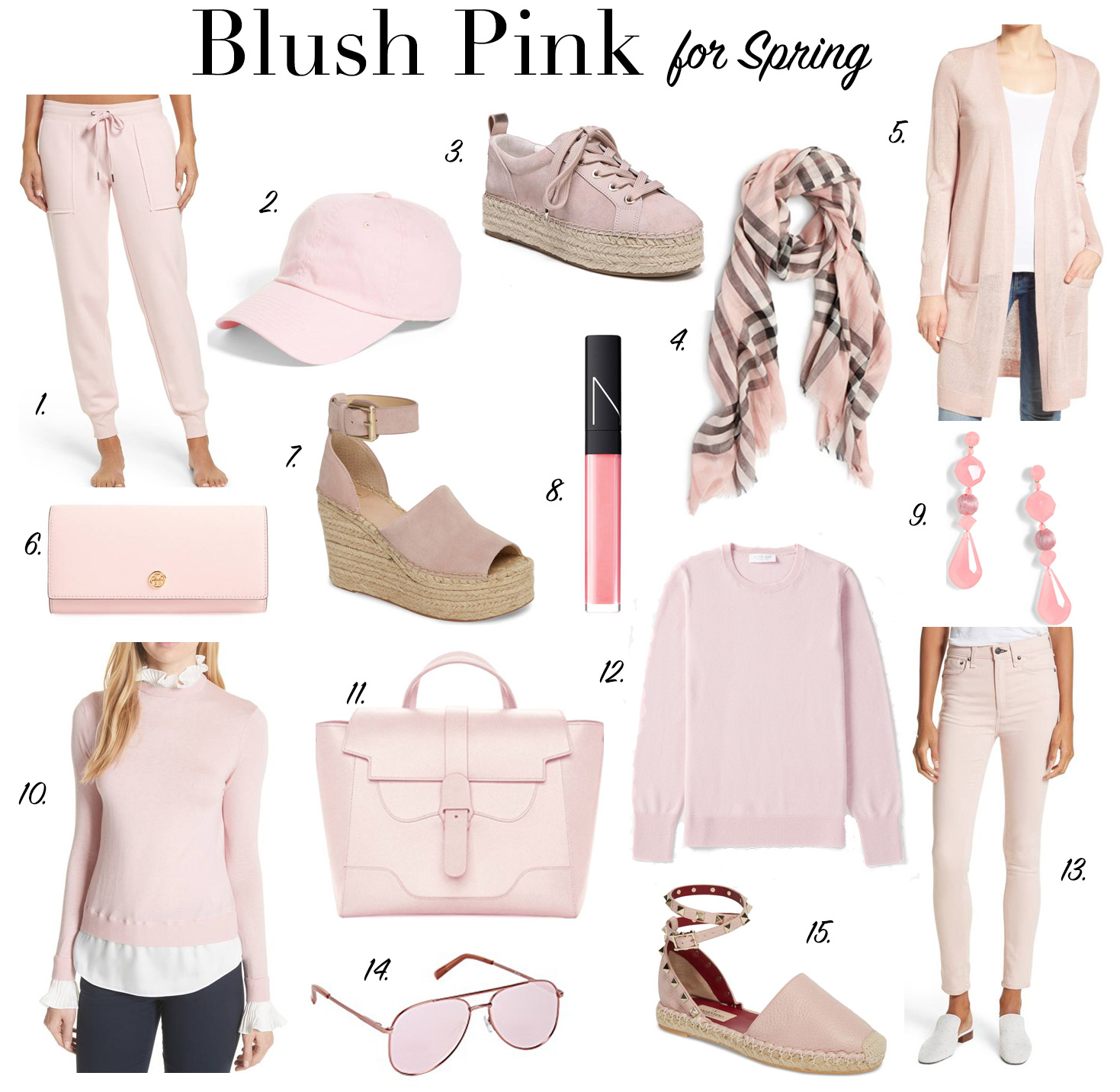 blush pink for spring
