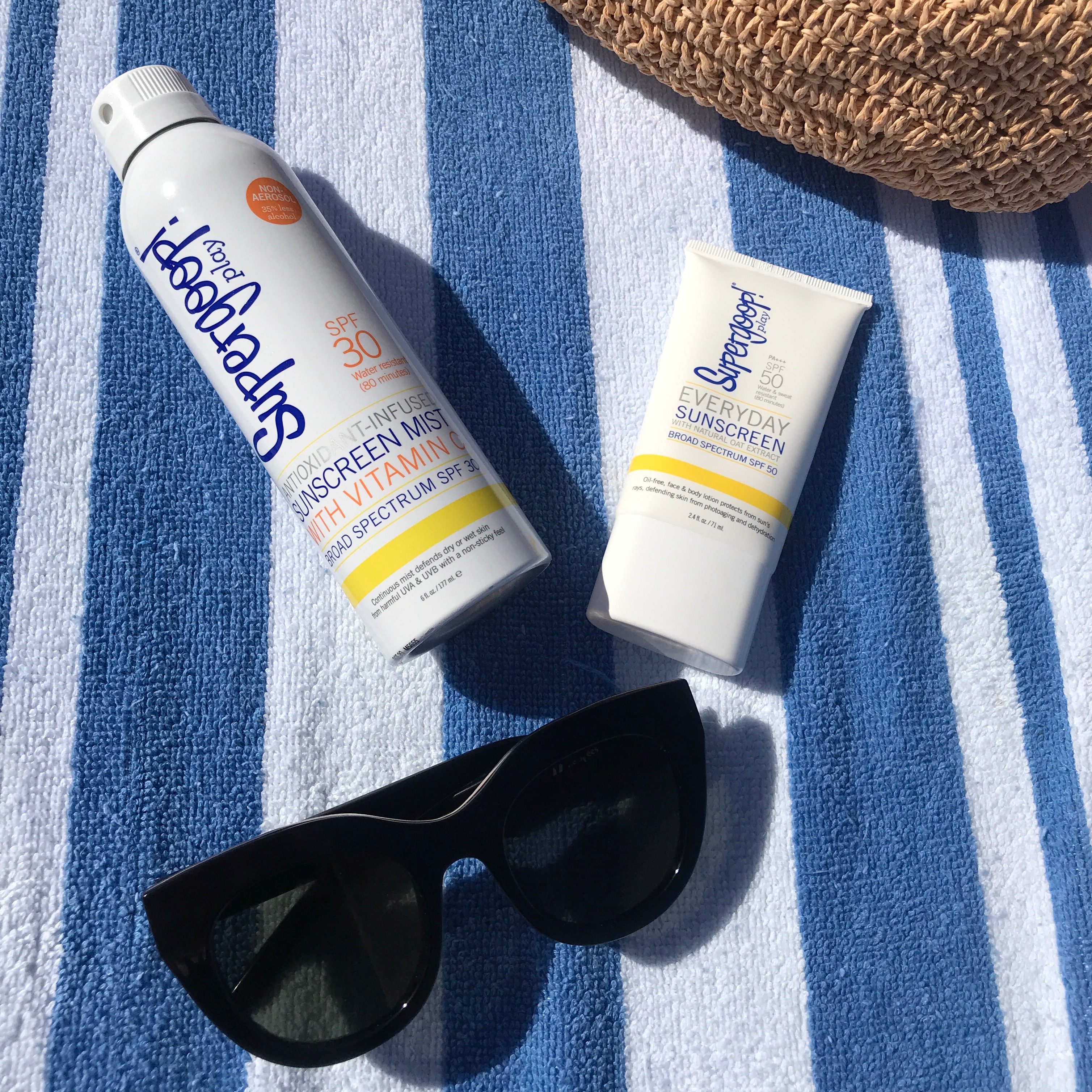 sunscreen for a beach day