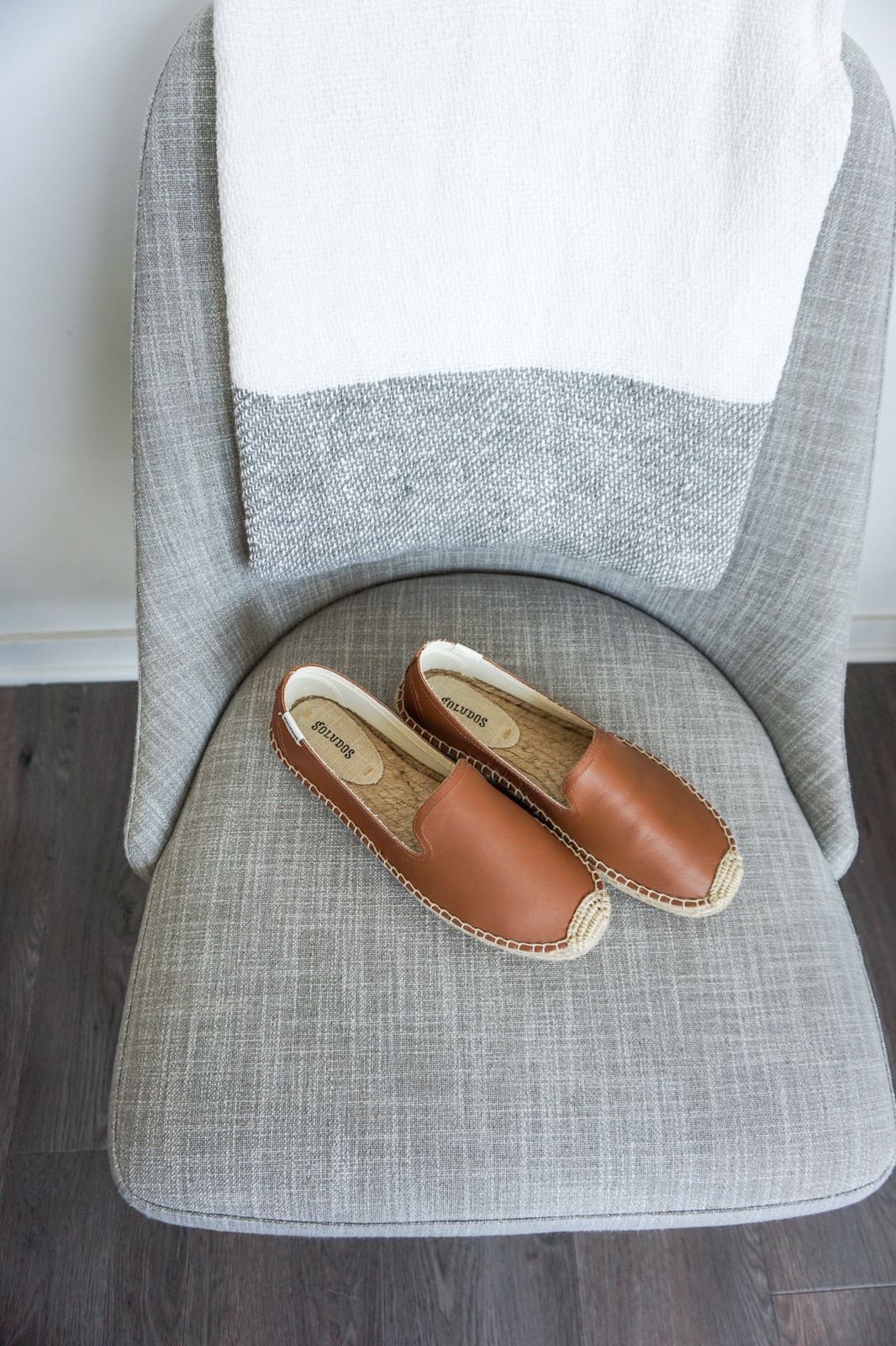 close up of Soludos espadrille