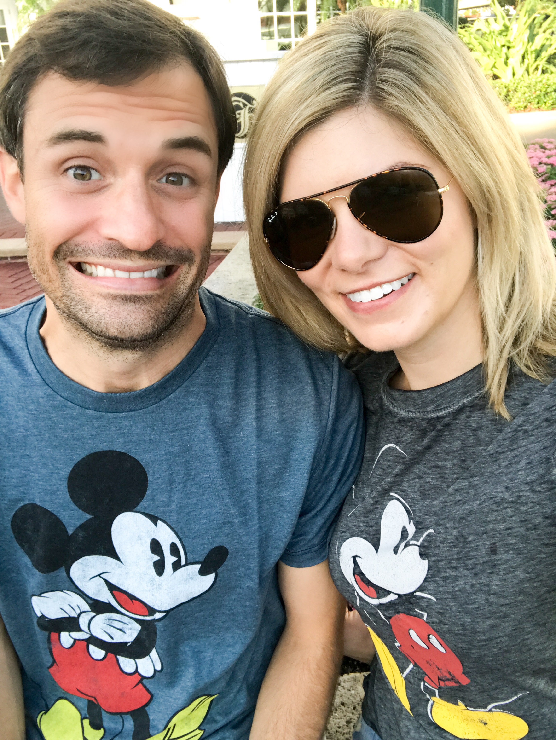 Mickey Mouse tees in Disney World