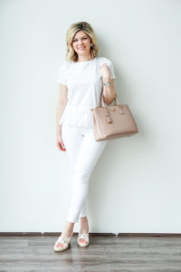 all white outfit