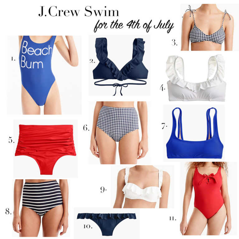 J.Crew Swim for the 4th of July Cashmere & Jeans