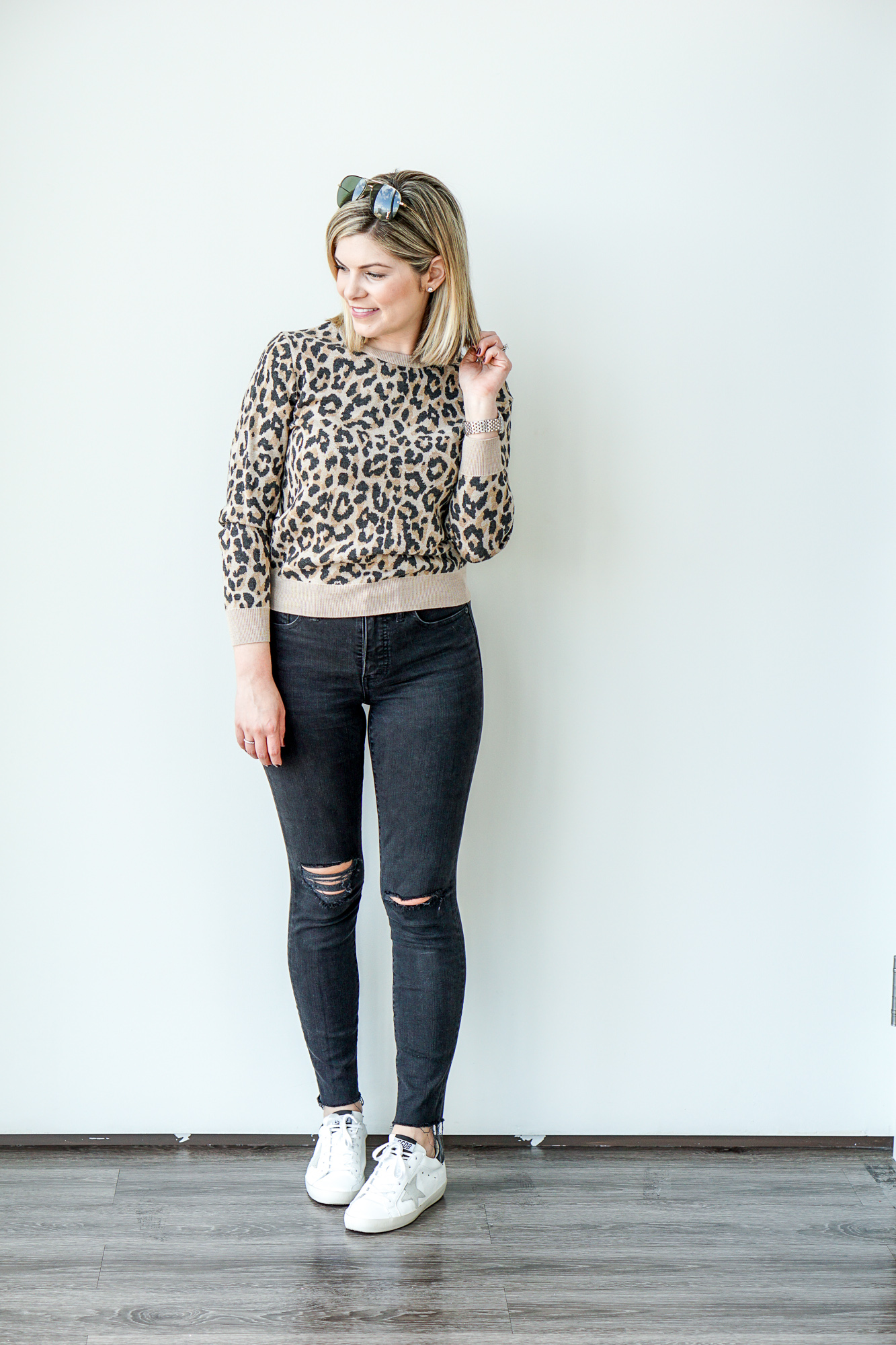 leopard sweater