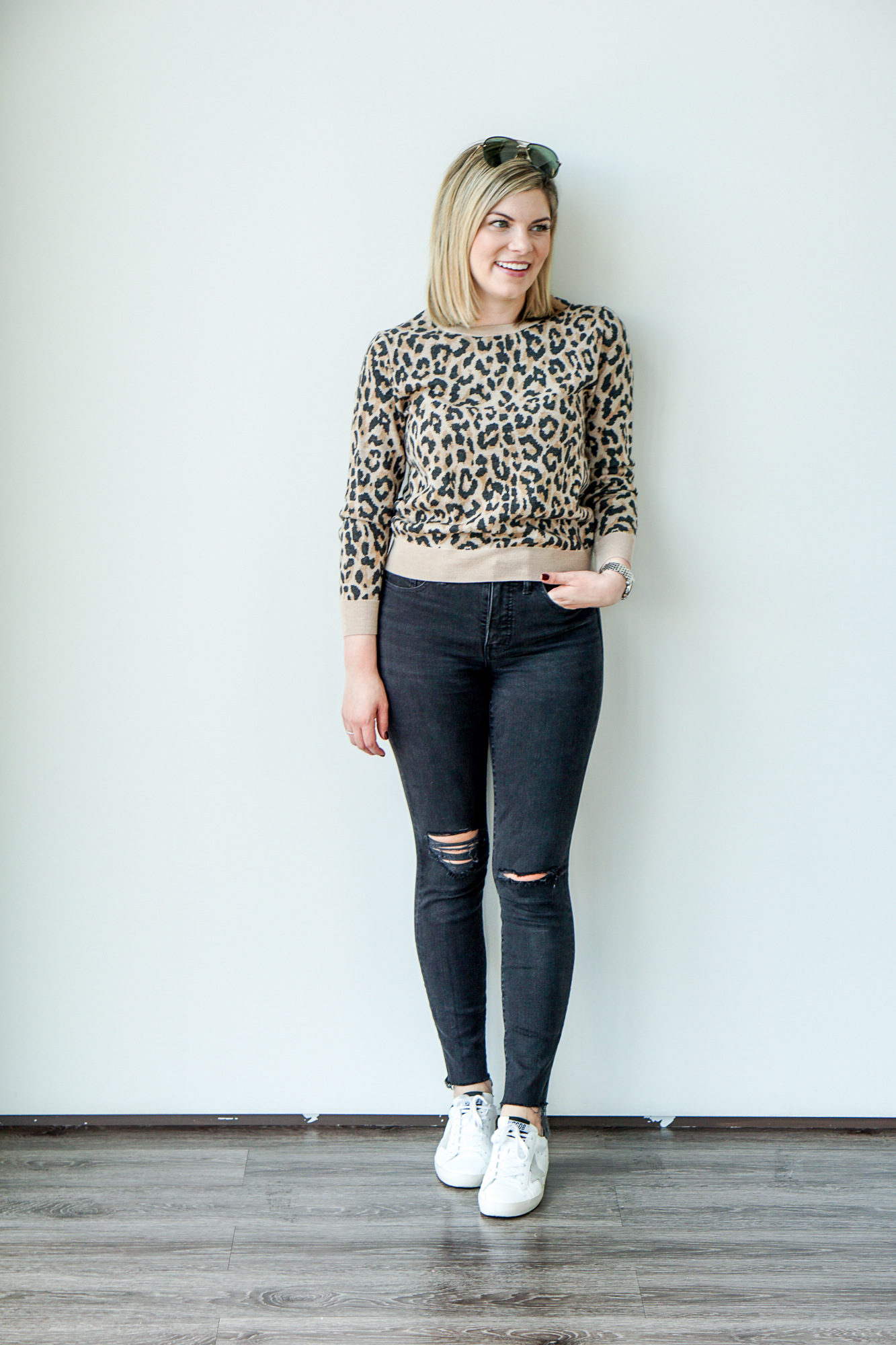 leopard sweater