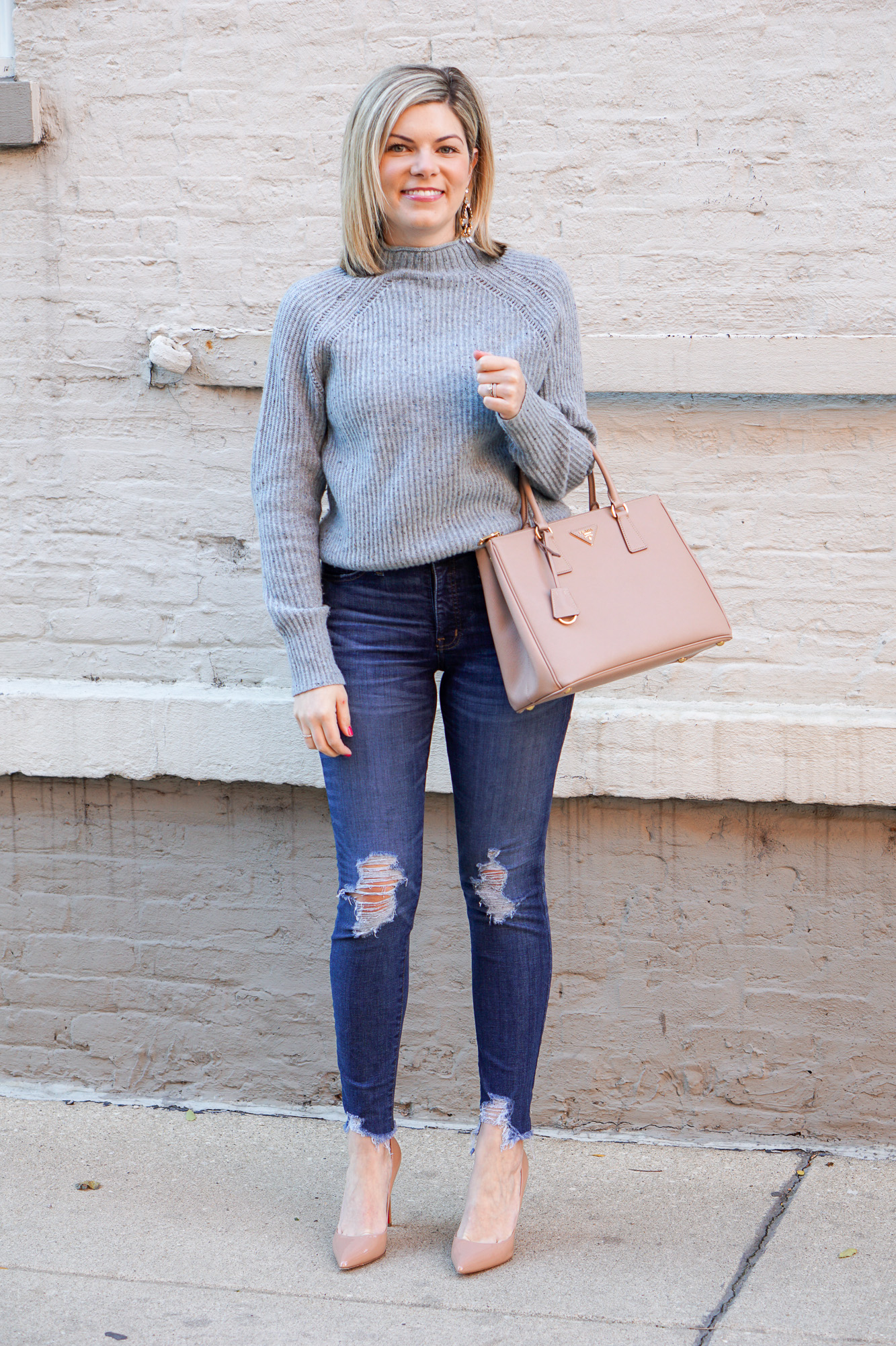 blue sweater for fall