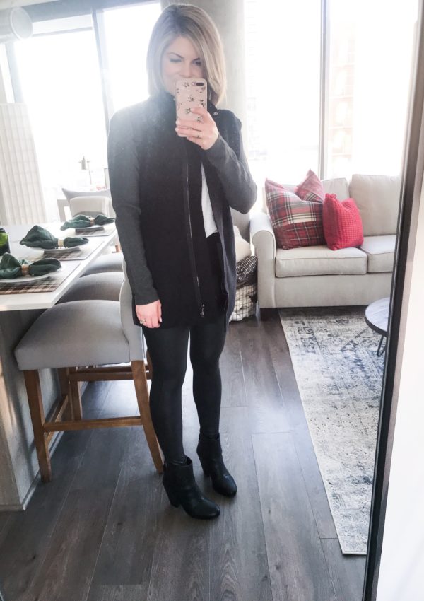 Sweater coat outfit inspiration