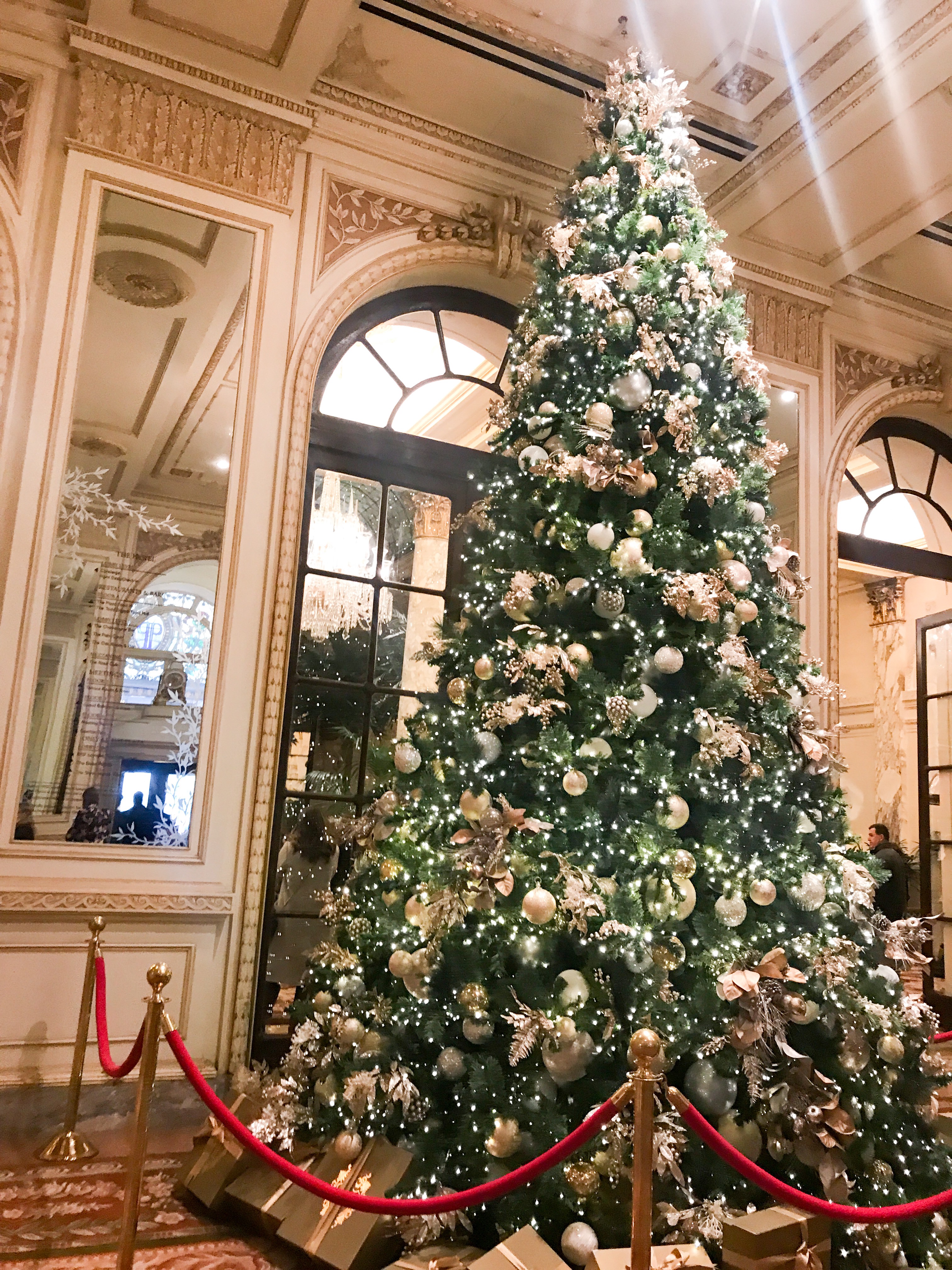 The Plaza hotel Christmas tree