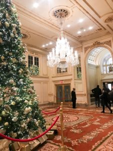 The Plaza Hotel entrance