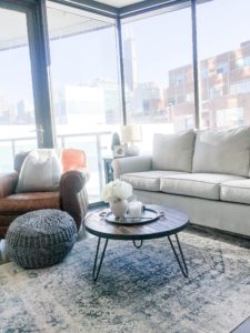 Traditional Potterybarn beige couch