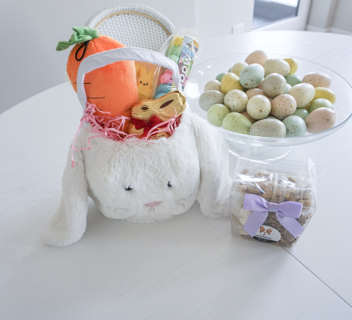 bunny easter basket