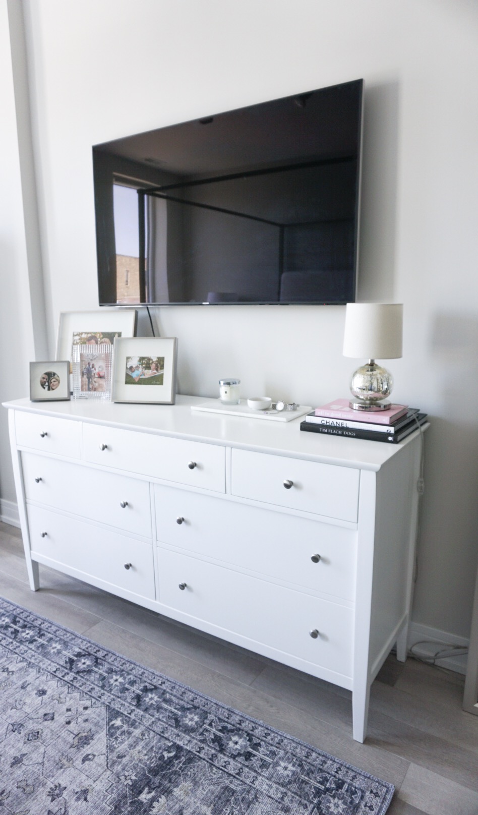 Crate & Barrel white dresser