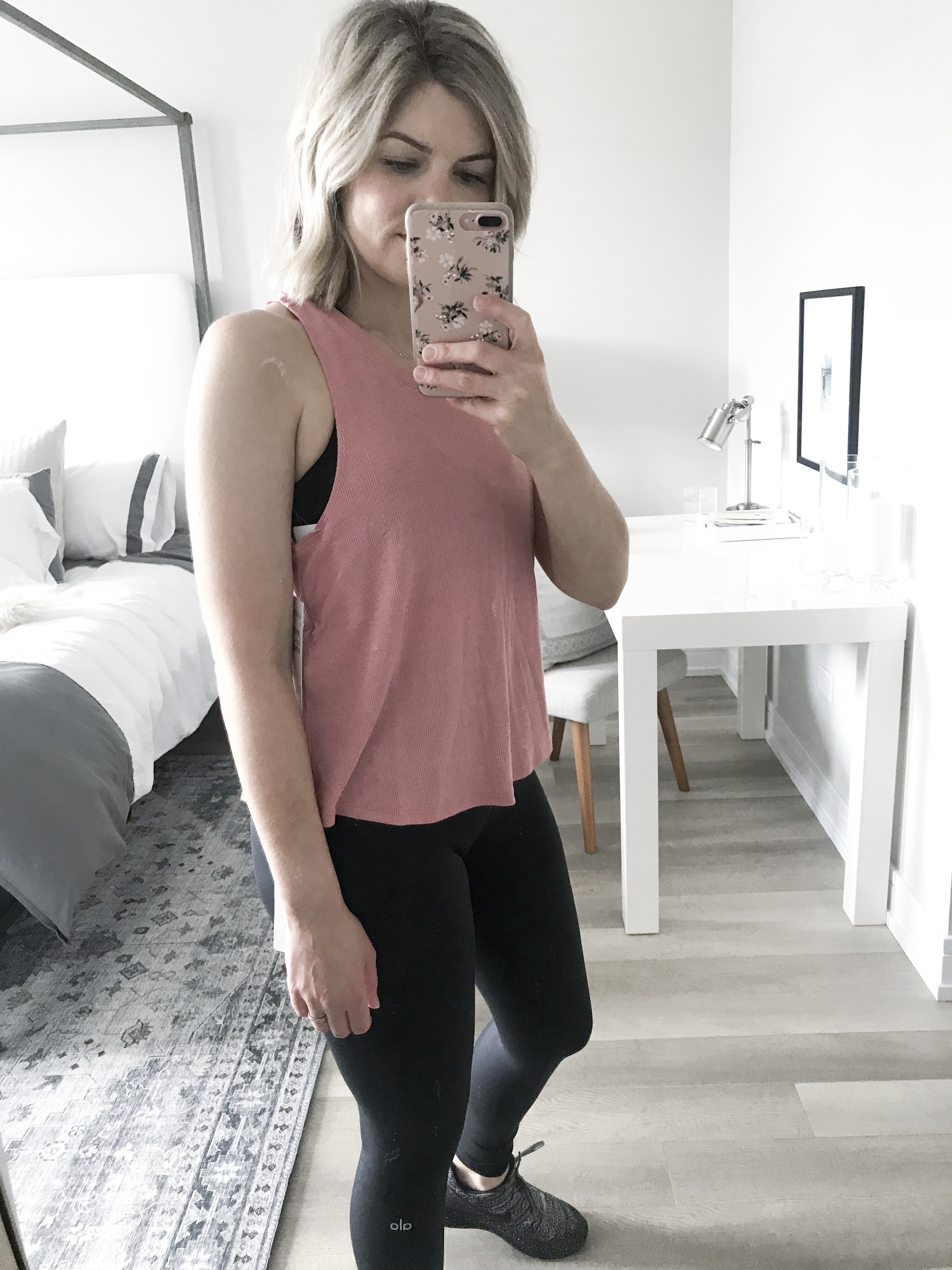 Zella top and sports bra