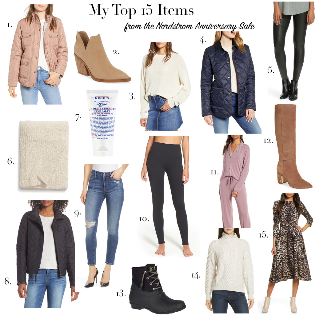 top 15 items from the Nordstrom Anniversary sale 