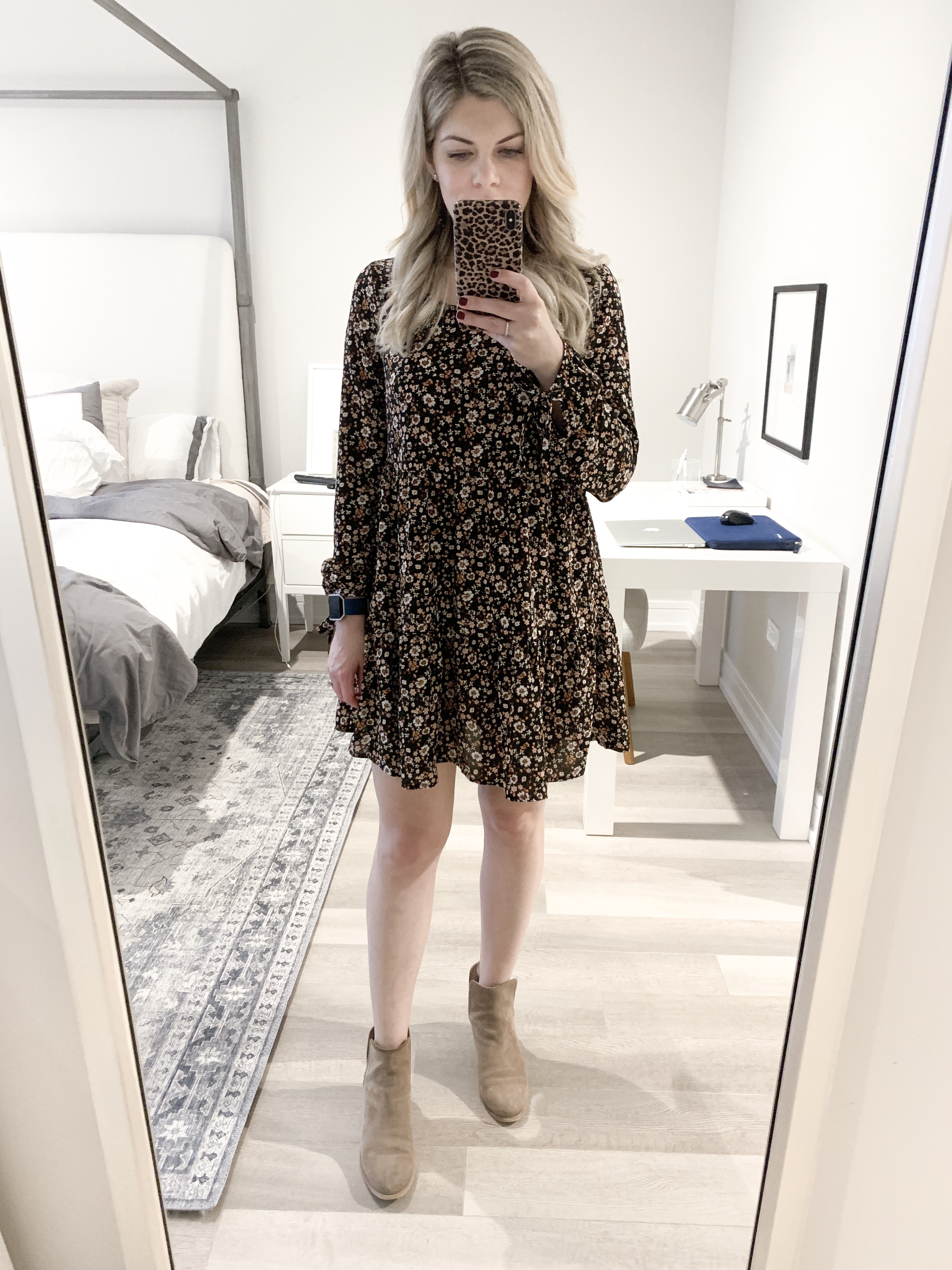 floral dress for fall