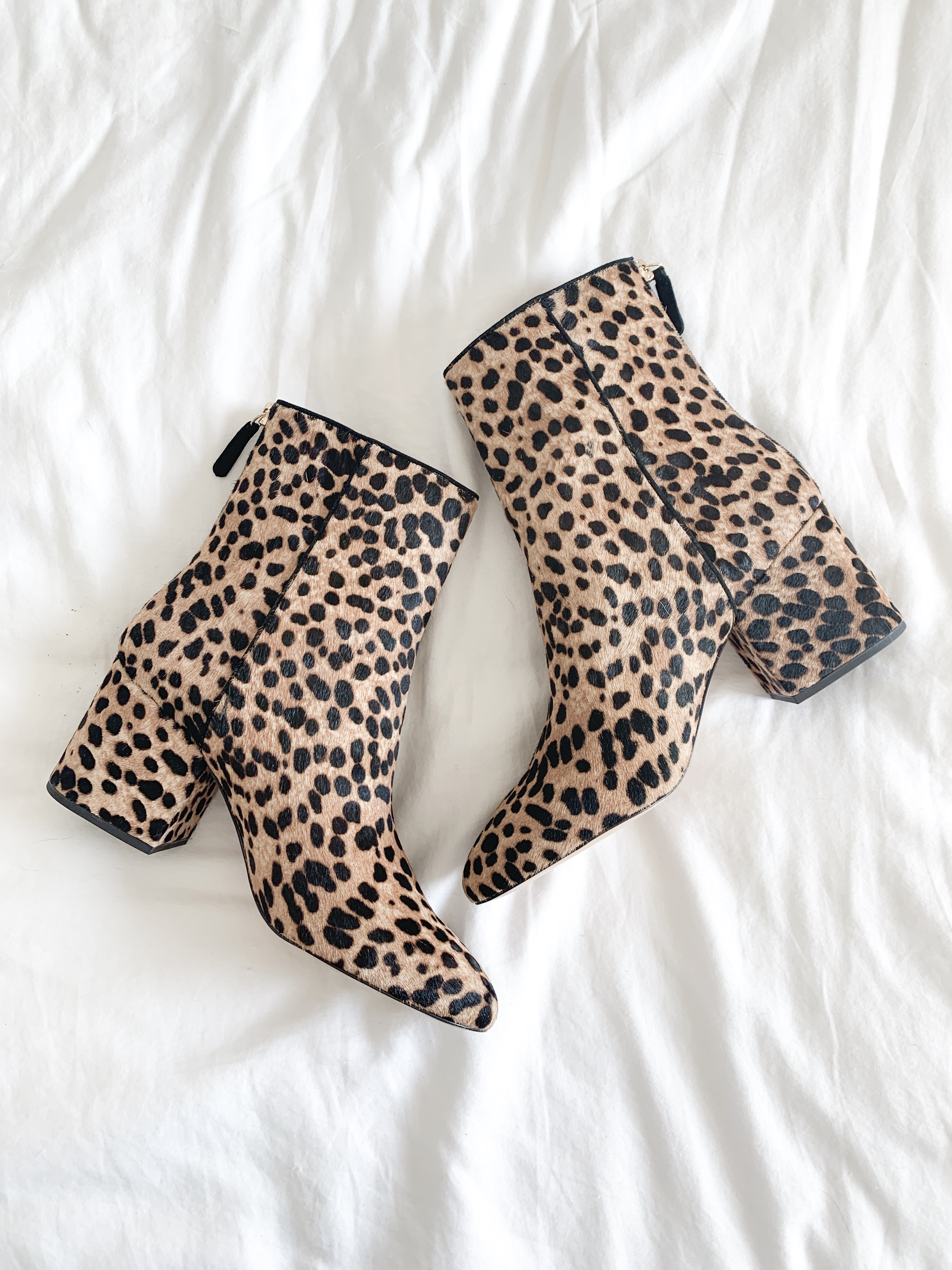 J.Crew leopard booties