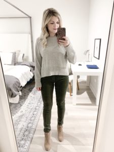 fall corduroy outfit