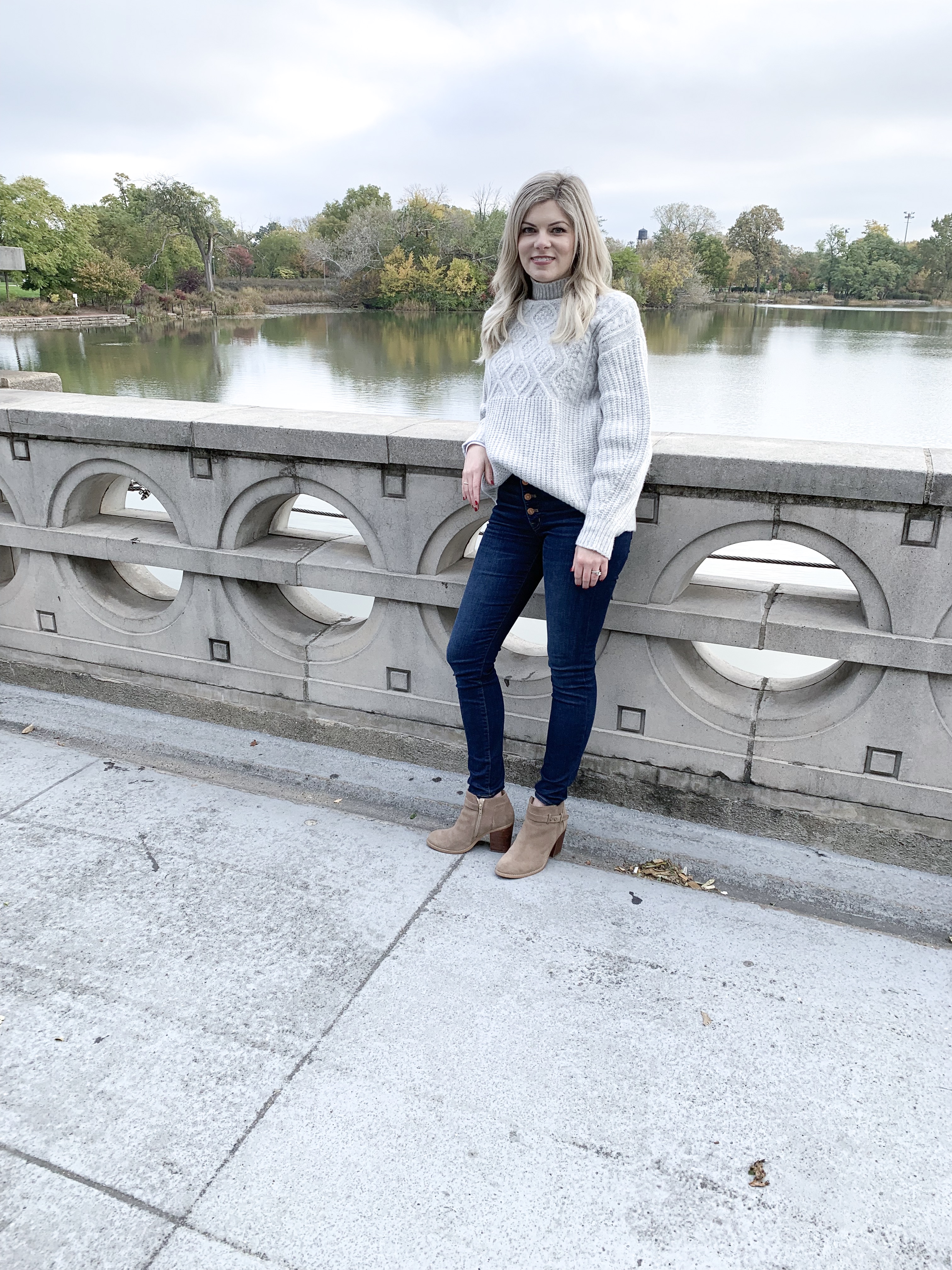 oversized cable knit sweater