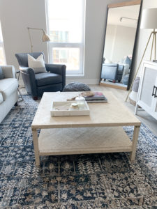 raffia coffee table