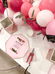 Valentine's Day table scape