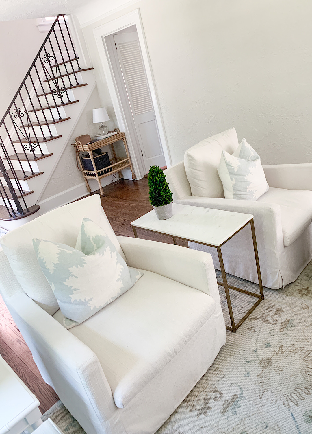 A Review of the Brynn Swivel Chair From World Market Cashmere & Jeans