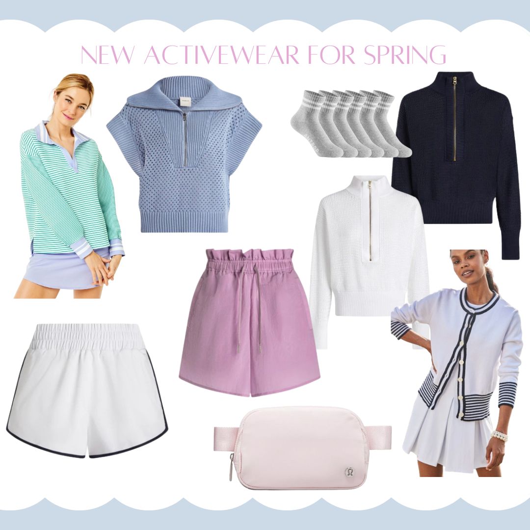 New Activewear Arrivals on my Wish List for Spring - Cashmere & Jeans